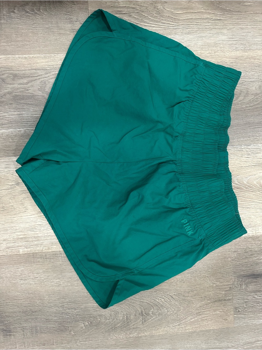 PINK Victoria's Secret Emerald Green Athletic Shorts